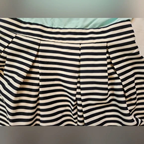 Charming Charlie Womens Blue And Striped Sleeveless Open Back Dress Size Medium - Picture 10 of 13